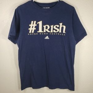 Adidas Notre Dame Football Tee Shirt